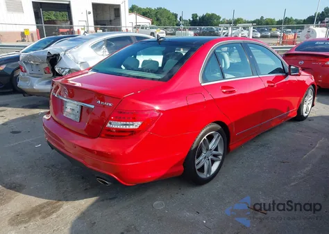 2013 Mercedes-Benz C 300 Sport 4Matic from USA, damaged, VIN WDDGF8AB3DR258595